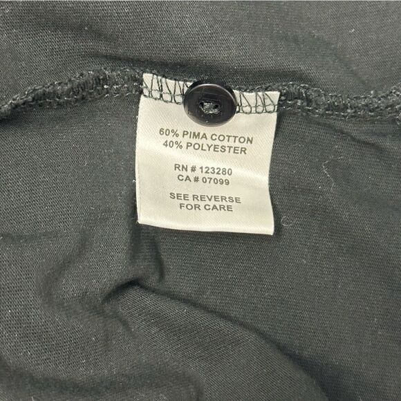 TRAVIS MATHEW Men's Black Collared Golf Polo Pima Cotton sz L - Picture 6 of 7